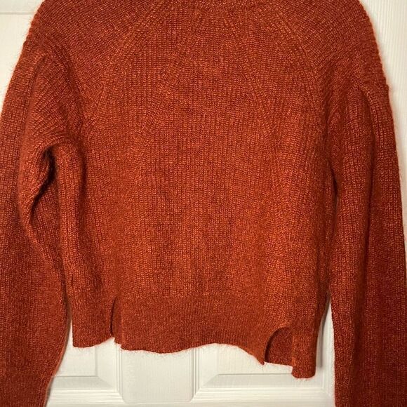 Rag & Bone NWT Liana Rust Merino Wool Blend  Cardigan in Rust Size XXS - Picture 4 of 7